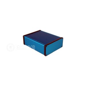 BOX ALUM BLUE 6.299"L X 4.921"W