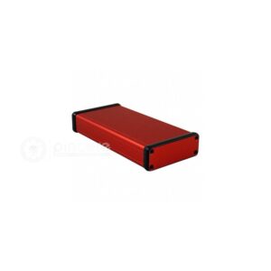 BOX ALUM RED 6.299"L X 3.071"W