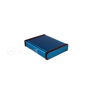 BOX ALUM BLUE 6.299"L X 4.921"W