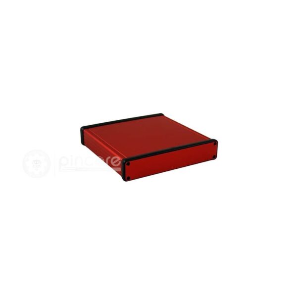 BOX ALUM RED 4.724"L X 4.055"W